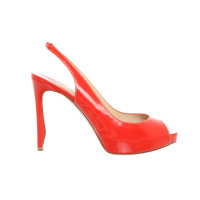 Nicholas Kirkwood Pumps/Peeptoes en Lin en Rouge