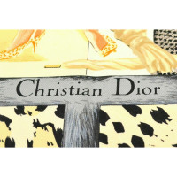 Christian Dior Schal/Tuch aus Seide in Beige