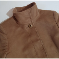 Max Mara Studio Jacket/Coat Wool in Beige