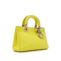 Christian Dior Diorissimo Bag Medium aus Leder in Gelb