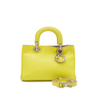 Christian Dior Diorissimo Bag Medium aus Leder in Gelb