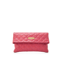 Marc Jacobs Clutch aus Leder in Rosa / Pink