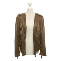 Isabel Marant Etoile Jacket/Coat Leather in Olive
