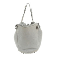 Alexander Wang Diego Bucket Bag Small Leather in Grey
