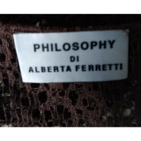 Philosophy Di Alberta Ferretti Strick aus Baumwolle in Braun