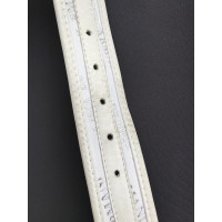 Emporio Armani Gürtel aus Leder in Weiß