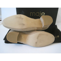 Maje Boots Suede in Beige