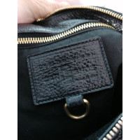 Carshoe Shoulder bag Leather in Black