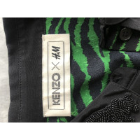 Kenzo X H&M Top Silk in Green