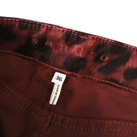 Sandro Trousers Cotton in Bordeaux