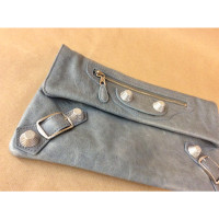 Balenciaga Clutch Bag Leather in Grey