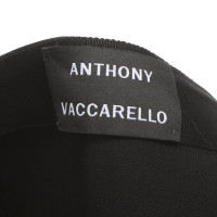 Anthony Vaccarello Jupe en Noir