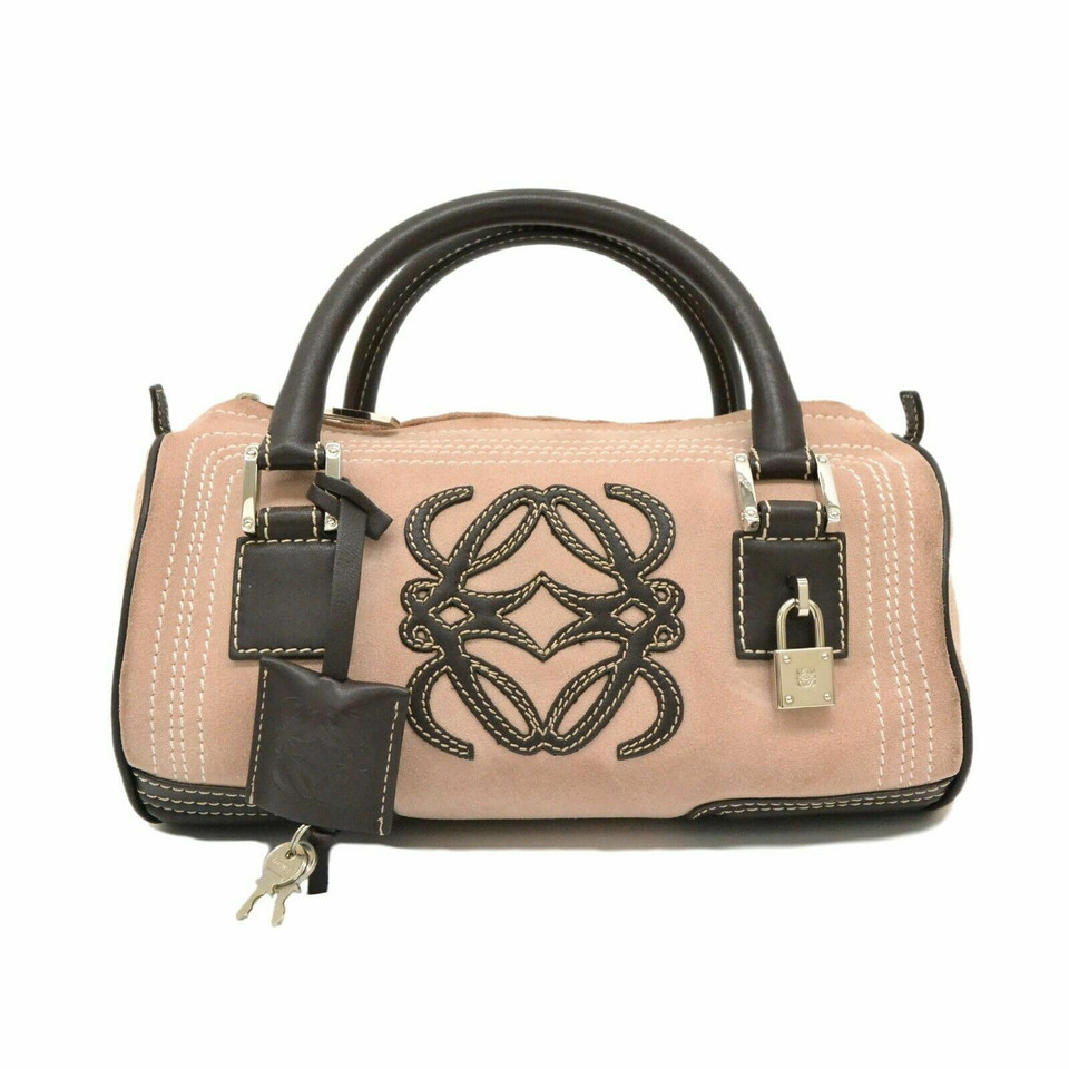 Loewe Handbag Suede in Pink