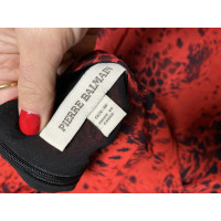 Pierre Balmain Jurk Zijde in Rood