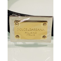 Dolce & Gabbana Riem Leer in Zwart