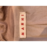 Marni Jacke/Mantel aus Leder in Braun