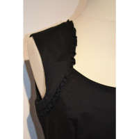 Piu & Piu Kleid aus Baumwolle in Schwarz