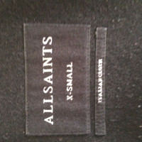 All Saints Jacke/Mantel aus Wolle in Schwarz