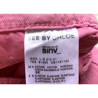 See By Chloé Jeans aus Baumwolle in Rosa / Pink
