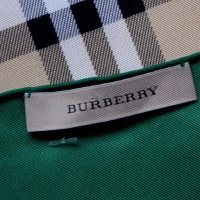 Burberry Foulard en soie avec motif à carreaux