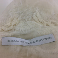 Ermanno Scervino Top Linen in White