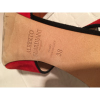 Alberto Guardiani Sandals Suede in Red
