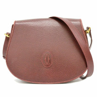 Cartier Shoulder bag Leather in Bordeaux