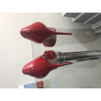 Gianvito Rossi Pumps/Peeptoes aus Leder in Rot