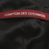Comptoir Des Cotonniers Weste in Grau/Schwarz