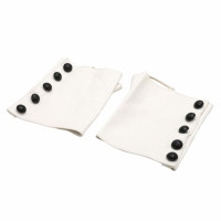 Chanel Handschuhe aus Leder in Weiß
