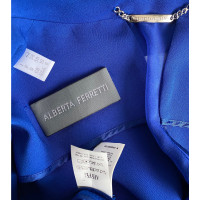 Alberta Ferretti Jacke/Mantel aus Viskose in Blau
