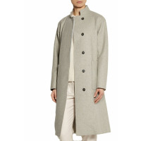 Victoria Beckham Jacke/Mantel aus Wolle in Grau