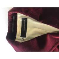 Dsquared2 Jacke/Mantel aus Baumwolle in Bordeaux