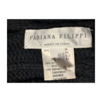 Fabiana Filippi Schal/Tuch aus Wolle in Schwarz