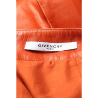 Givenchy Skirt Leather in Orange