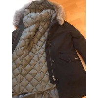 Woolrich Jacke/Mantel aus Wolle in Khaki