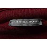 Alexander McQueen Top Wool in Bordeaux