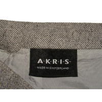 Akris Rock aus Wolle in Grau