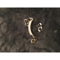 Dior Armreif/Armband aus Stahl in Silbern