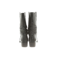 Gianni Barbato Bottines en Cuir en Noir