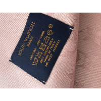 Louis Vuitton Monogram Tuch en Soie en Rose/pink
