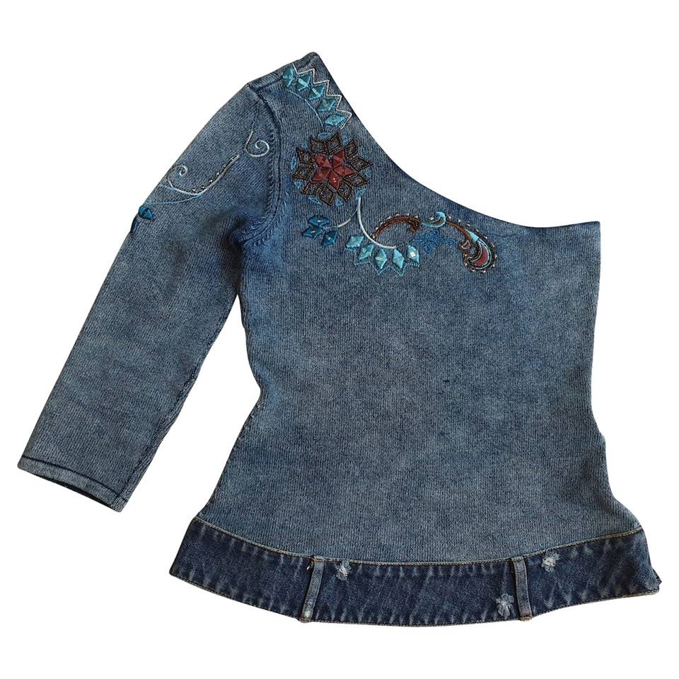 Karen Millen Knitwear Cotton in Blue