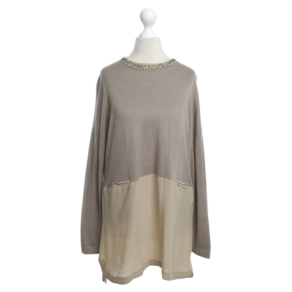 Hoss Intropia Pull Maxi en beige