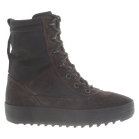 Yeezy Lace-up boots in dark brown