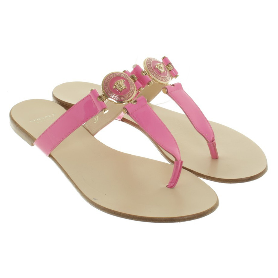 Versace Sandals in pink - Buy Second hand Versace Sandals in pink for € ...
