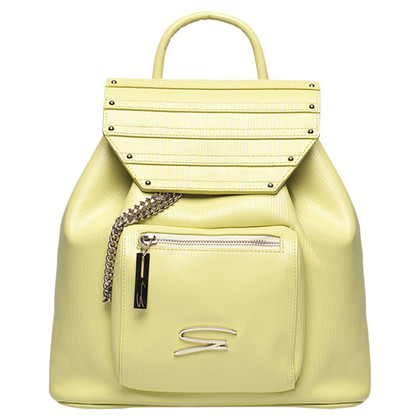 Genny Backpack Leather in Yellow