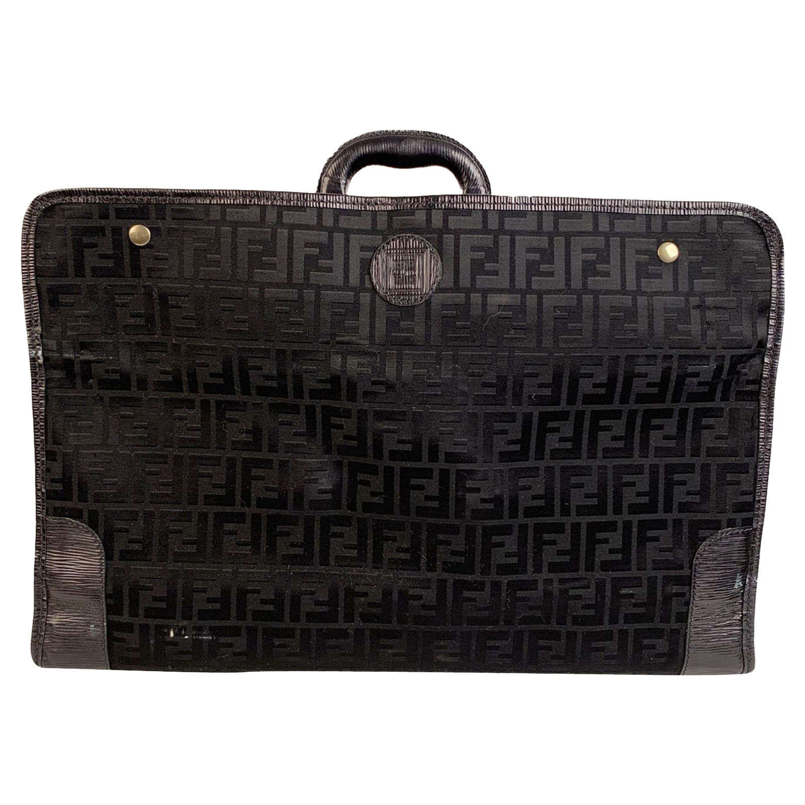 Fendi Travel bag Canvas in Black - Second Hand Fendi Travel bag Canvas in Black buy for 590€ (4546079)