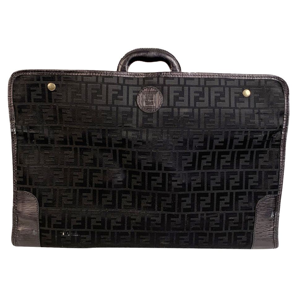 Fendi Travel bag Canvas in Black