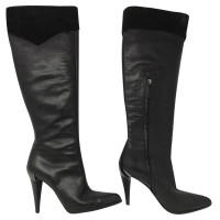 Other Designer Boots Leather in Black