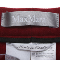 Max Mara Pantalon en rouge